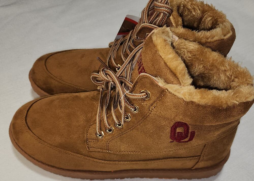Oklahoma sooners Foco boots mens size 10 NWT